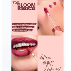 Pastel Full Bloom Lip Blush 82 Fatal Ruj ve Allık