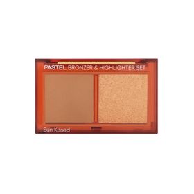 Pastel No 02 Tan Bronze & Heat Glow Profashion Bronzer & Highlighter Set Aydınlatıcı Palet