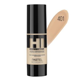 Pastel No:401 Corrector High Coverage Likit Fondöten