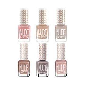 Pastel Nude 6'lı Oje Seti