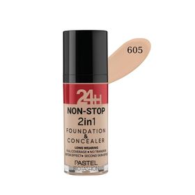 Pastel Profashion 2N1 No:605 Fondöten ve Kapatıcı