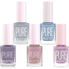 Pastel Pure 606-603-615-612-607 5 Adet Oje