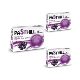 Pasthill Sambucus Nigra Beta Glukan 3x24 Pastil