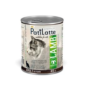 Pati 415 gr 24 Adet Latte Kuzu Etli Konserve Yetişkin Kedi Maması