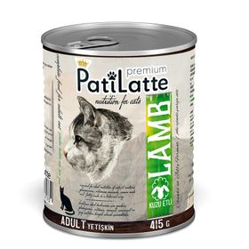 Pati 415 gr 24 Adet Latte Kuzu Etli Konserve Yetişkin Kedi Maması