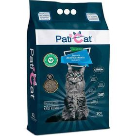 Pati Cat 10 L Aktif Karbonlu İnce Taneli Topaklanan Kedi Kumu