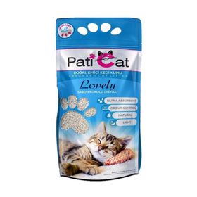 Pati Cat Lovely Beyaz Sabun Kokulu İnce Taneli 10 lt Kedi Kumu