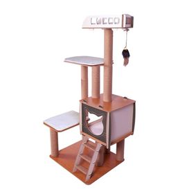 Pati Homes XL Kedi Tırmalaması Gri Katlı Kedi Evi