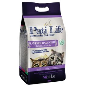 Pati Life 10 lt Lavanta Kokulu İnce Taneli Kedi Kumu