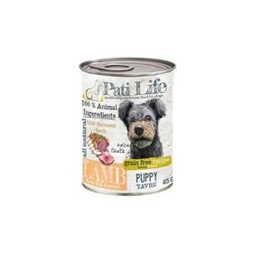 Pati Life Tahılsız Kuzu Etli 24x415 gr Yavru Köpek Konserve Maması