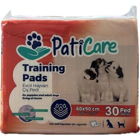 Paticare Training Pads 60x90 cm 30 Adet Turuncu Köpek Tuvalet Eğitim Pedi