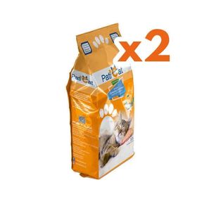 Paticat 2x10 lt Portakal Kokulu Doğal Kalın Taneli Kedi Kumu