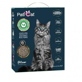 Paticat Aktif Karbonlu Topaklanan 6 lt Kedi Kumu