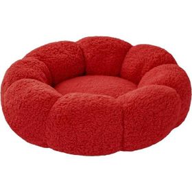 Patiderm Bubble Kırmızı Peluş Kedi Köpek Yatak