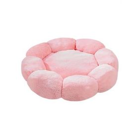 Patiderm Bubble Pembe Peluş Kedi Köpek Yatak