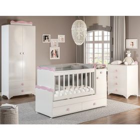 Patiko SAHRA-970 2 Kapılı Pembe Bebek Odası Takımı