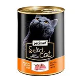 Patimax Parça Kuzu Etli 4x400 gr Kedi Maması