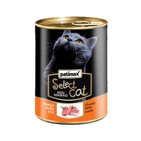 Patimax Parça Kuzu Etli Komple 400 gr Kedi Konservesi