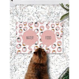 PatiPeti Kedi Köpek Mama Eğitim Paspası ve Beslenme Altlığı