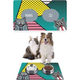 PatiPeti Popart 50x35 cm Köpek Mama ve Eğitim Paspası