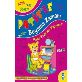 Patiş Evde Ne Yapıyor - Patişle Boyama | Timaş Yayınları