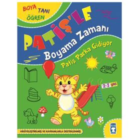 Patiş Parka Gidiyor - Patişle Boyama Zamanı | Timaş Yayınları