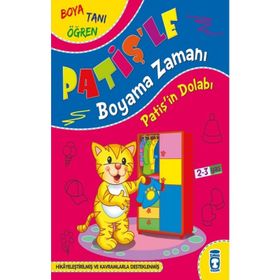 Patiş'in Dolabı - Patişle Boyama Zamanı | Timaş Yayınları