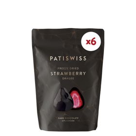 Patiswiss 80 gr Bitter Çikolatalı Çilek Draje