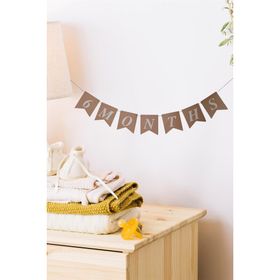 Patladı Gitti 105x17 cm 6 Months Yarım Yaş Retro Banner Süs