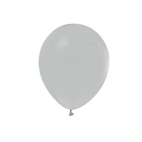 Patladı Gitti 12 inç Gri 10 Adet Balon