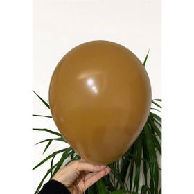 Patladı Gitti 12 inç Karamel Kahve 10 Adet Balon