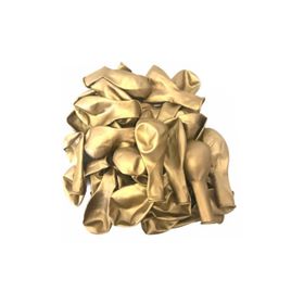 Patladı Gitti 12 inç Krom Gold 10 Adet Balon