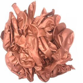 Patladı Gitti 12 inç Krom Rose Gold 10 Adet Balon