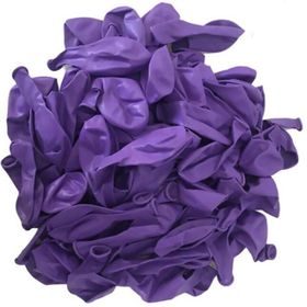 Patladı Gitti 12 inç Lila 10 Adet Balon