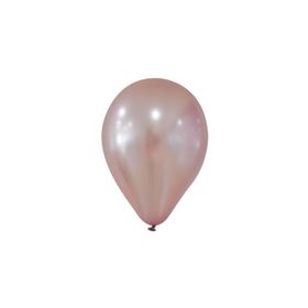 Patladı Gitti 12 inç Metalik Gül Kurusu 10 Adet Balon