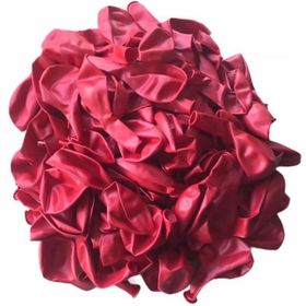 Patladı Gitti 12 inç Metalik Kırmızı 10 Adet Balon