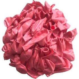 Patladı Gitti 12 inç Metalik Pembe 10 Adet Balon