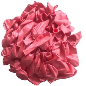 Patladı Gitti 12 inç Metalik Pembe 10 Adet Balon