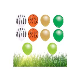 Patladı Gitti 12 inç Safari Konsept Karışık 10 Adet Balon