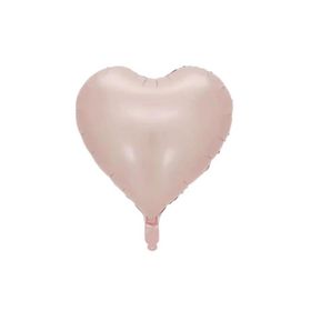 Patladı Gitti 18 inç 45 cm Bebek Pembesi Kalp Folyo Balon