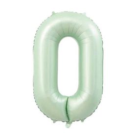 Patladı Gitti 34 inç 76-82 cm 0 Rakam Adaçayı Folyo Balon