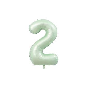 Patladı Gitti 34 inç 76-82 cm 2 Rakam Adaçayı Folyo Balon