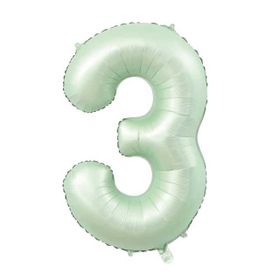 Patladı Gitti 34 inç 76-82 cm 3 Rakam Adaçayı Folyo Balon