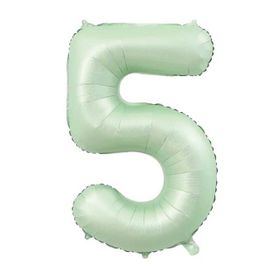 Patladı Gitti 34 inç 76-82 cm 5 Rakam Adaçayı Folyo Balon