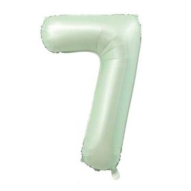 Patladı Gitti 34 inç 76-82 cm 7 Rakam Adaçayı Folyo Balon