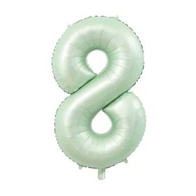 Patladı Gitti 34 inç 76-82 cm 8 Rakam Adaçayı Folyo Balon