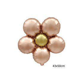 Patladı Gitti 43x50 cm Rose Gold Papatya Folyo Balon