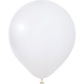 Patladı Gitti 45 cm 18 inç Beyaz Jumbo Büyük Boy Balon
