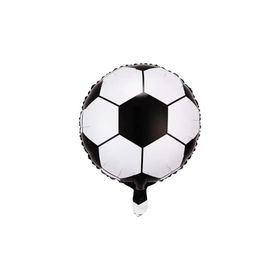 Patladı Gitti 45 cm 18 inç Siyah Beyaz Futbol Topu Folyo Balon