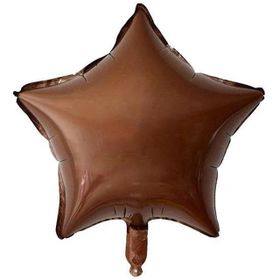 Patladı Gitti 45 cm Karamel Yıldız Bebek Çocuk Parti Kutlama Folyo Balon